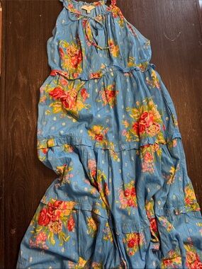 house of harlow blue floral dress 1960 | Dresses | House Of Harlow Maxi Color:Carnation Shantung Yelsie Off Shoulder Long If you think the Occasion:Going-out-dresses